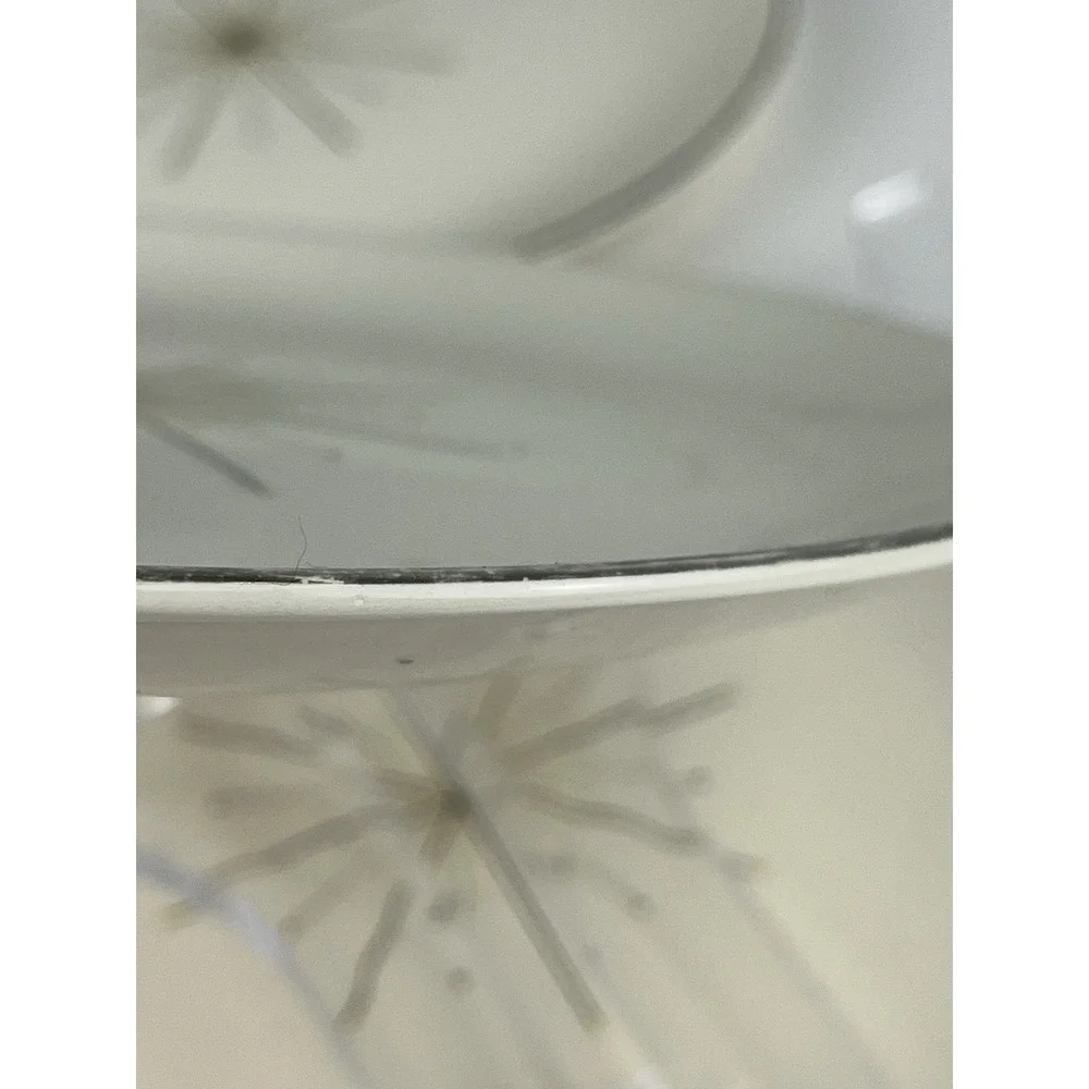 Homer Laughlin Modern Star Atomic MCM Bread Butter Plate SET OF 3 | 6 3/4